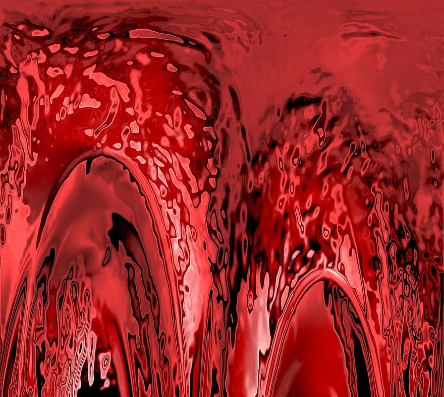Computergrafik, Blut, Flüssigkeit, glatt, rot, Farbe, der Hintergrund, Design, Tapete
