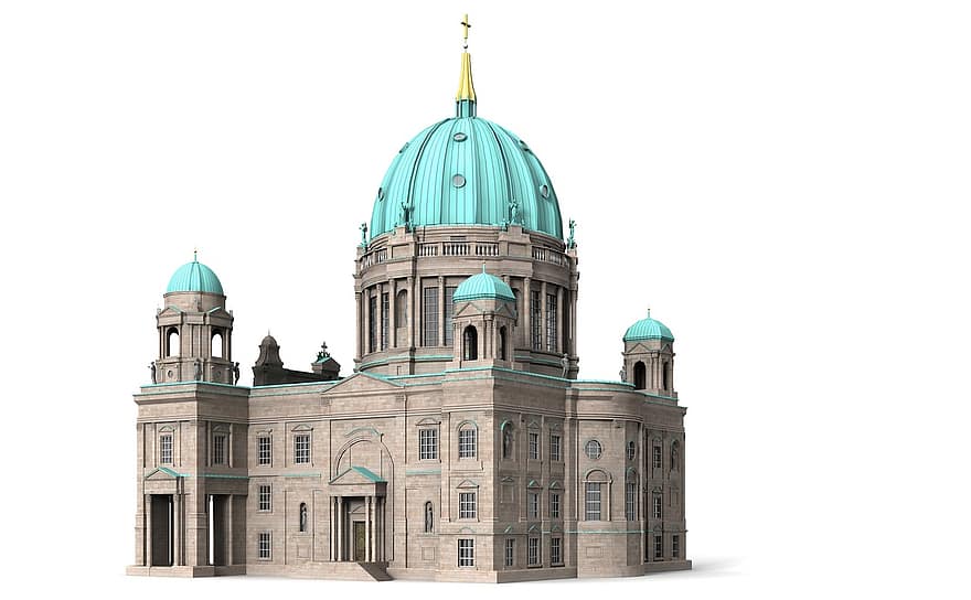 Berliini, dom, katedraali, arkkitehtuuri, rakennus, kirkko, mielenkiintoisia paikkoja, historiallisesti, matkailukohde, maamerkki
