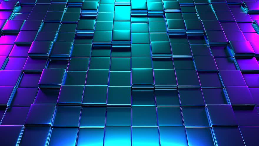 Cube, 3d, Background, Wallpaper, Pattern, Texture, Wall, Shining, Abstract, Structure, Rendering