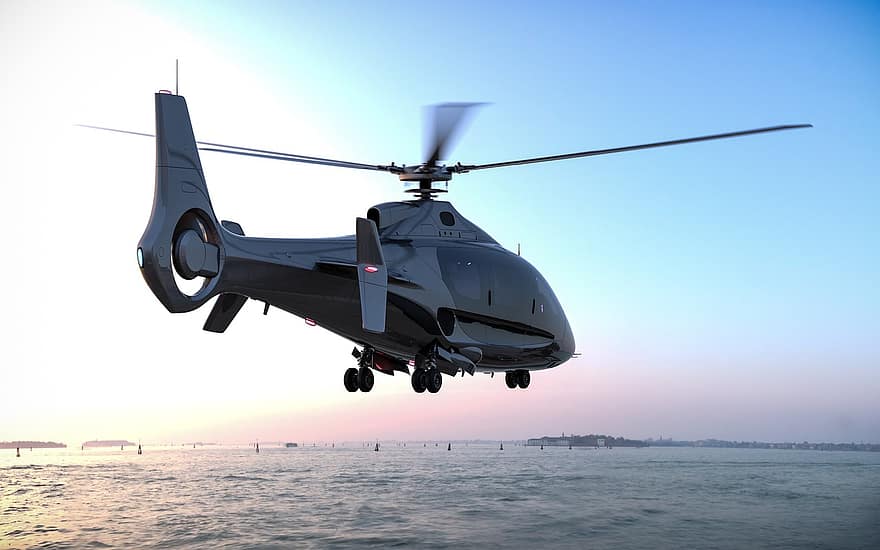 helicòpter, avions, militar, vol, volant, Representat en 3D, Representació 3D, Avions futuristes, aeronàutica, innovació, rotorcraft