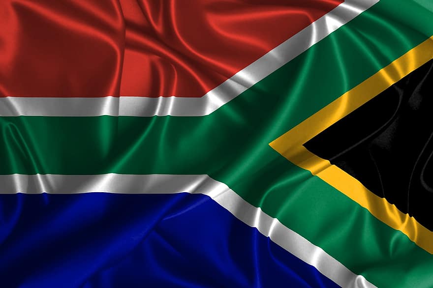 drapeau, Afrique du Sud, symbole, Drapeau de l'Afrique du Sud, drapeau national, pays, nation