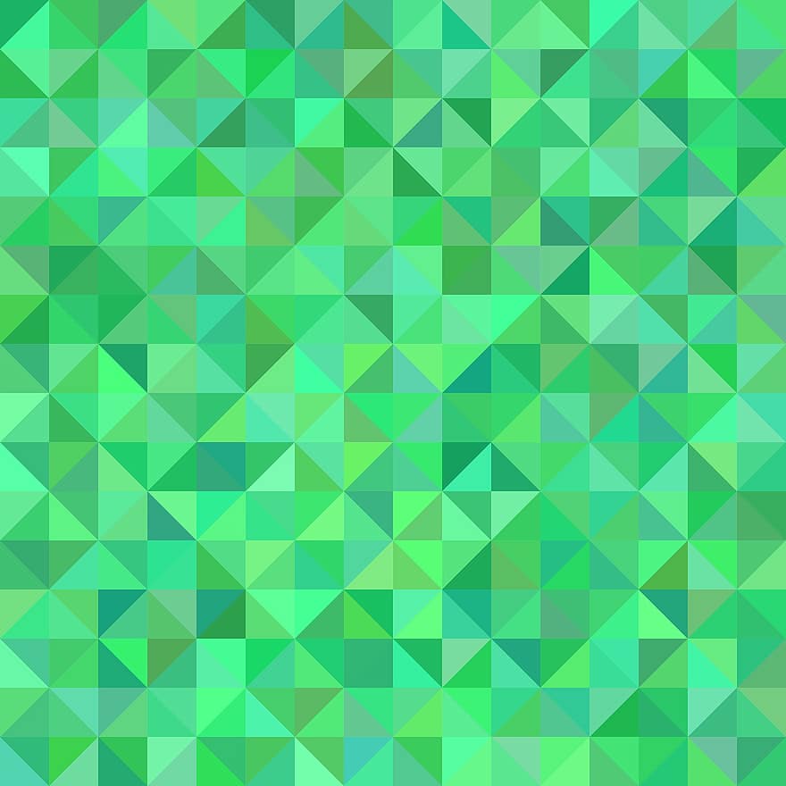 Grün, Hintergrund, dreieckig, Dreieck-Hintergrund, Geometrie, einfach, Wiederholung, glücklich, abstrakt, modern, Dekoration