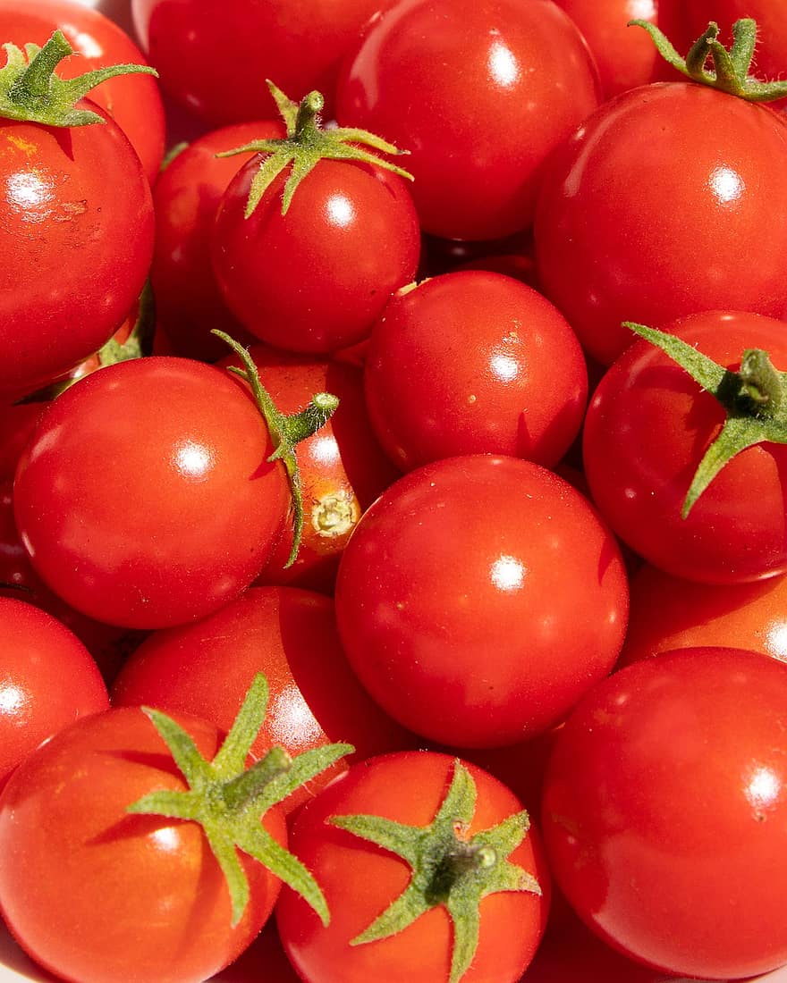 tomaatit, vihannekset, orgaaninen, salaatti, sato, vegaani, vitamiinit, tuottaa, ravitsemus