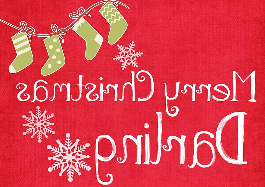 Karácsony, boldog, zokni, kártya, dekoráció, modern, piros, papír, fal, retro, grunge