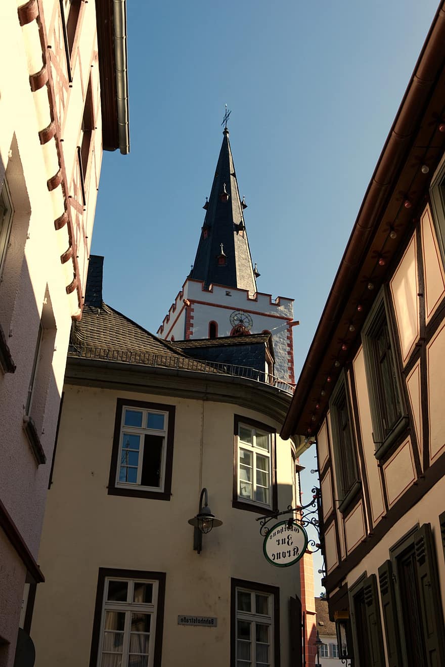 Historic Center, St Goar, Collegiate Church, Sankt Goar, St-goar, Middle Rhine, Sachsen, Romance, Travel, Tourism, Vacations