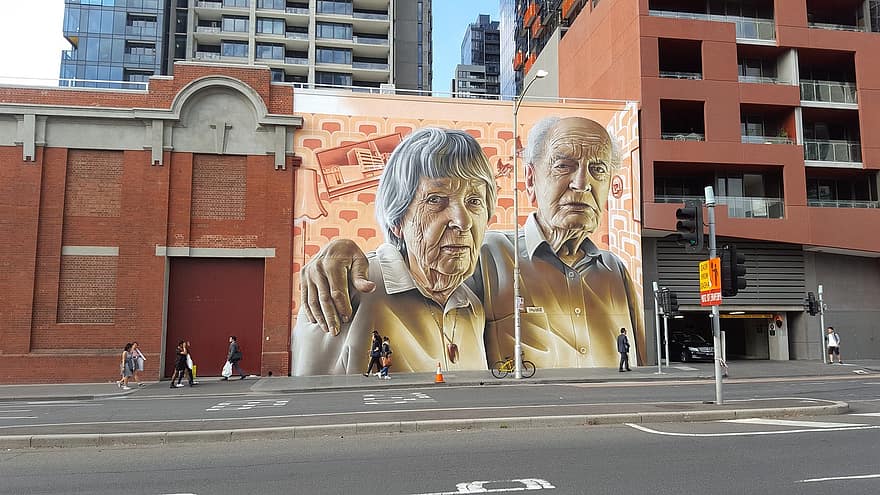 уличное искусство, мельбурн
