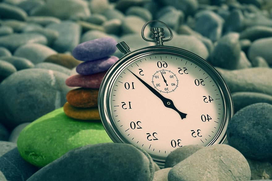kronometre, zaman, taş, denge, meditasyon, canlı, ömür, zaman miktarı, gençlik, yaş, geçicilik