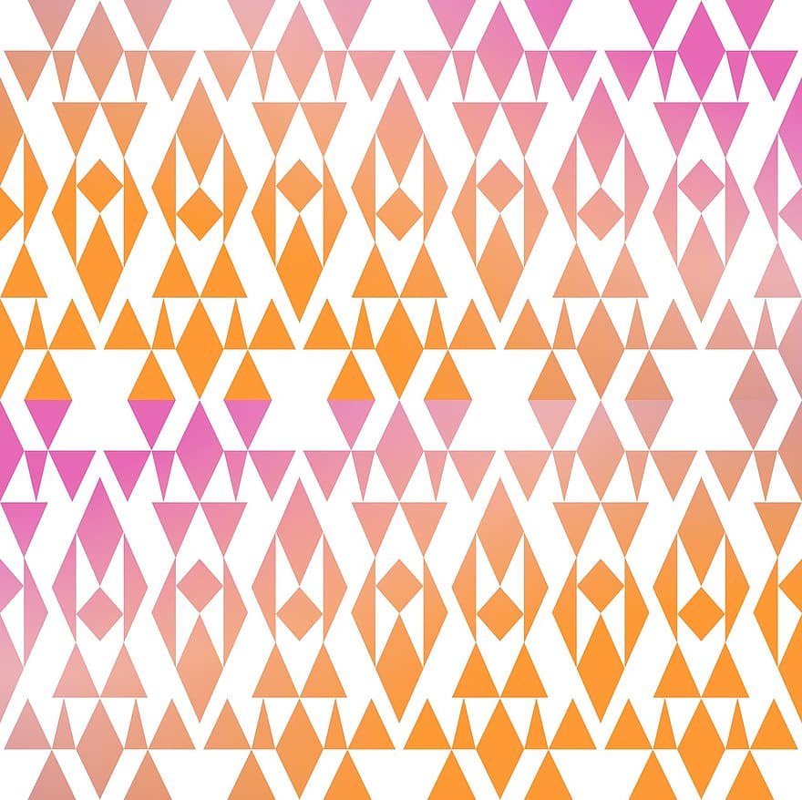 幾何学的な、抽象、オレンジ、紫の、ピンク、勾配、白、オーバーレイ、色合い、形、設計
