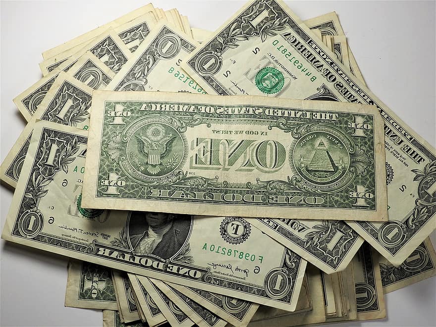 お金、ドル、ファイナンス、通貨、ビジネス、現金、金銭的、投資、バンク、リッチ、米ドル