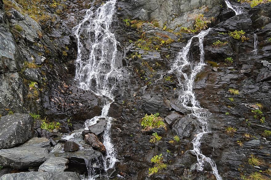 Waterfall, River, Mountain, Rocks, Stream, Water, Falls, Nature, Landscape