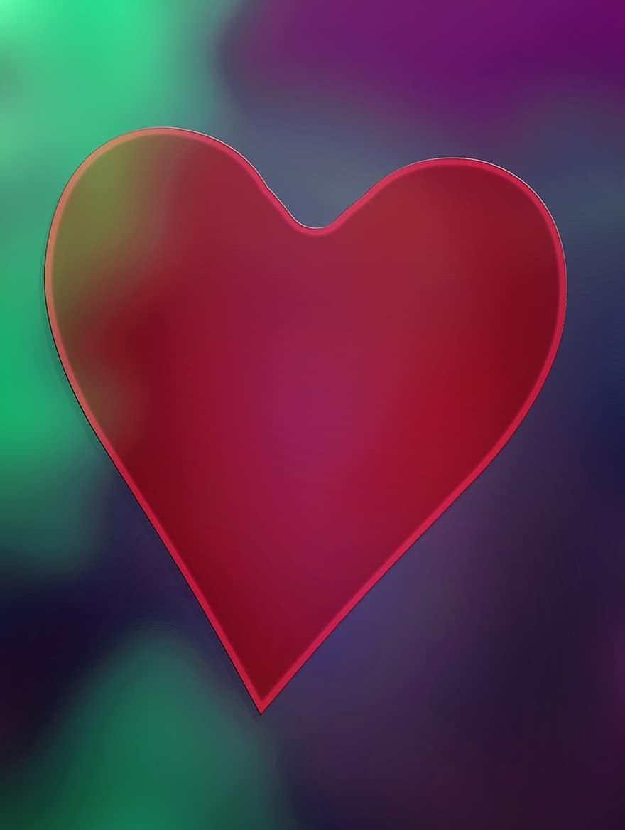 Herz, Liebe, Partnerschaft, Paar, Glück, Valentinstag, Grußkarte, abstrakt, Beziehung, zusammen, Hintergrundbild