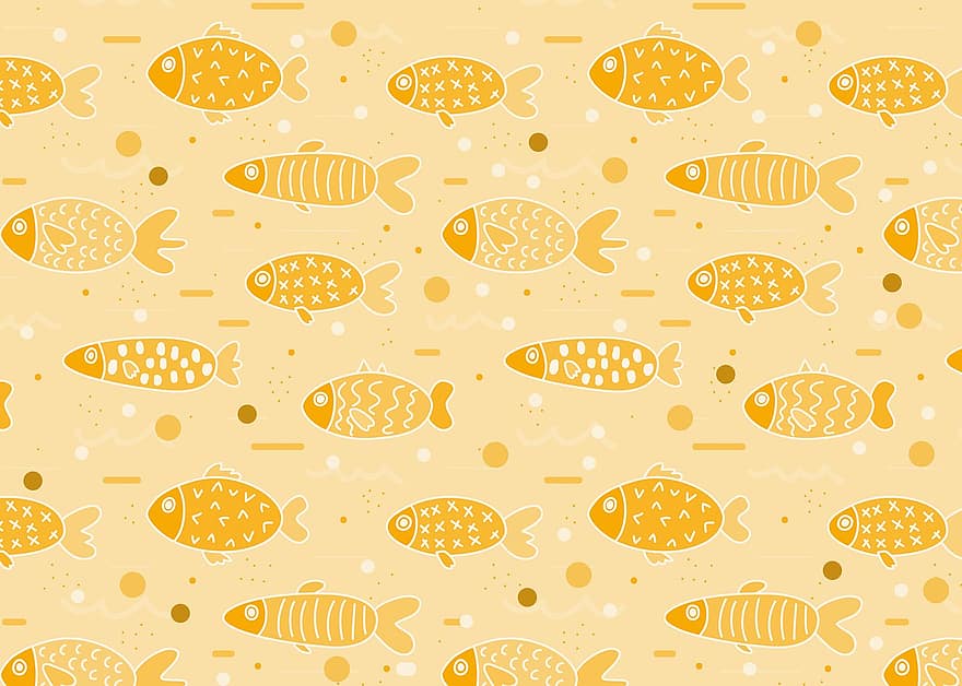 Fish, Ocean, Sea, Pattern, Water