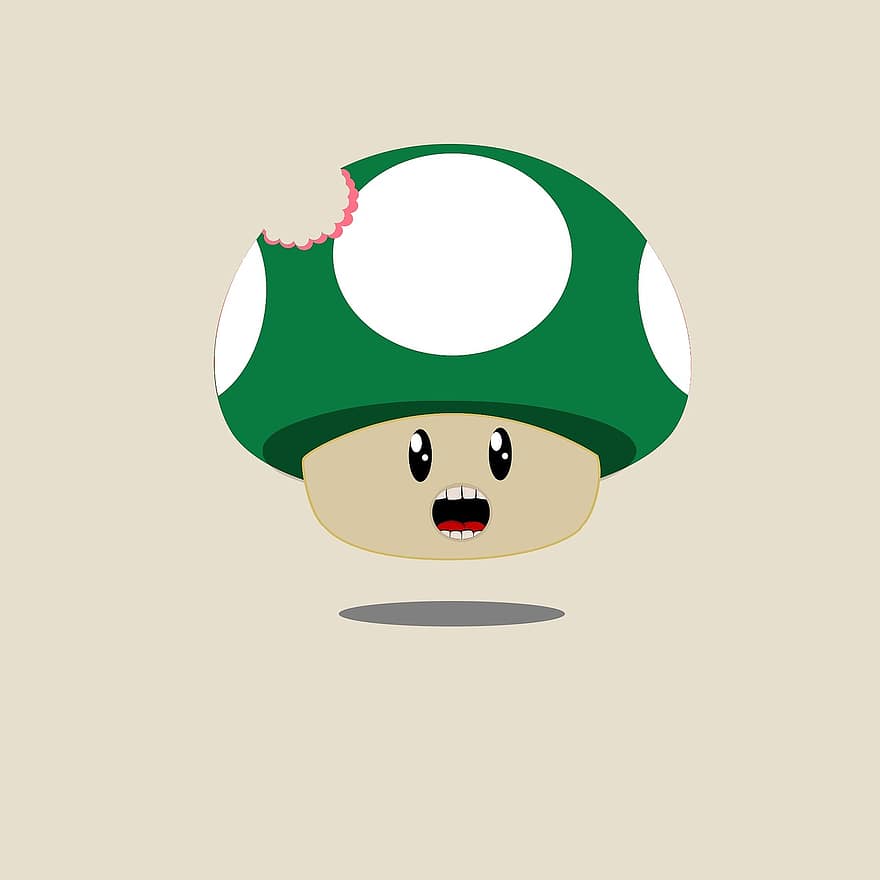 Mushroom, Super Mario, Nintendo, Figures, Cute, Figure, Character, Funny, Cartoon