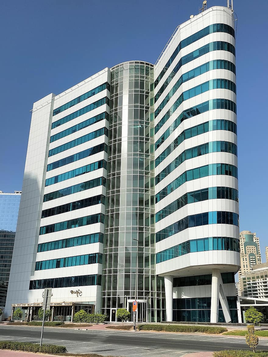 budova, kancelář, architektura, Dubajská budova, Dubajská kancelář