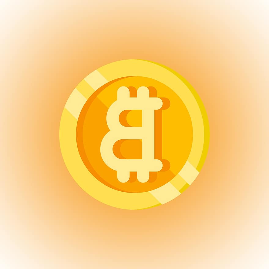 Bitcoin, penger, symbol, valuta, mynt, Gullmynt, aksjemarked, krypto, kryptovaluta, investering, finansiere