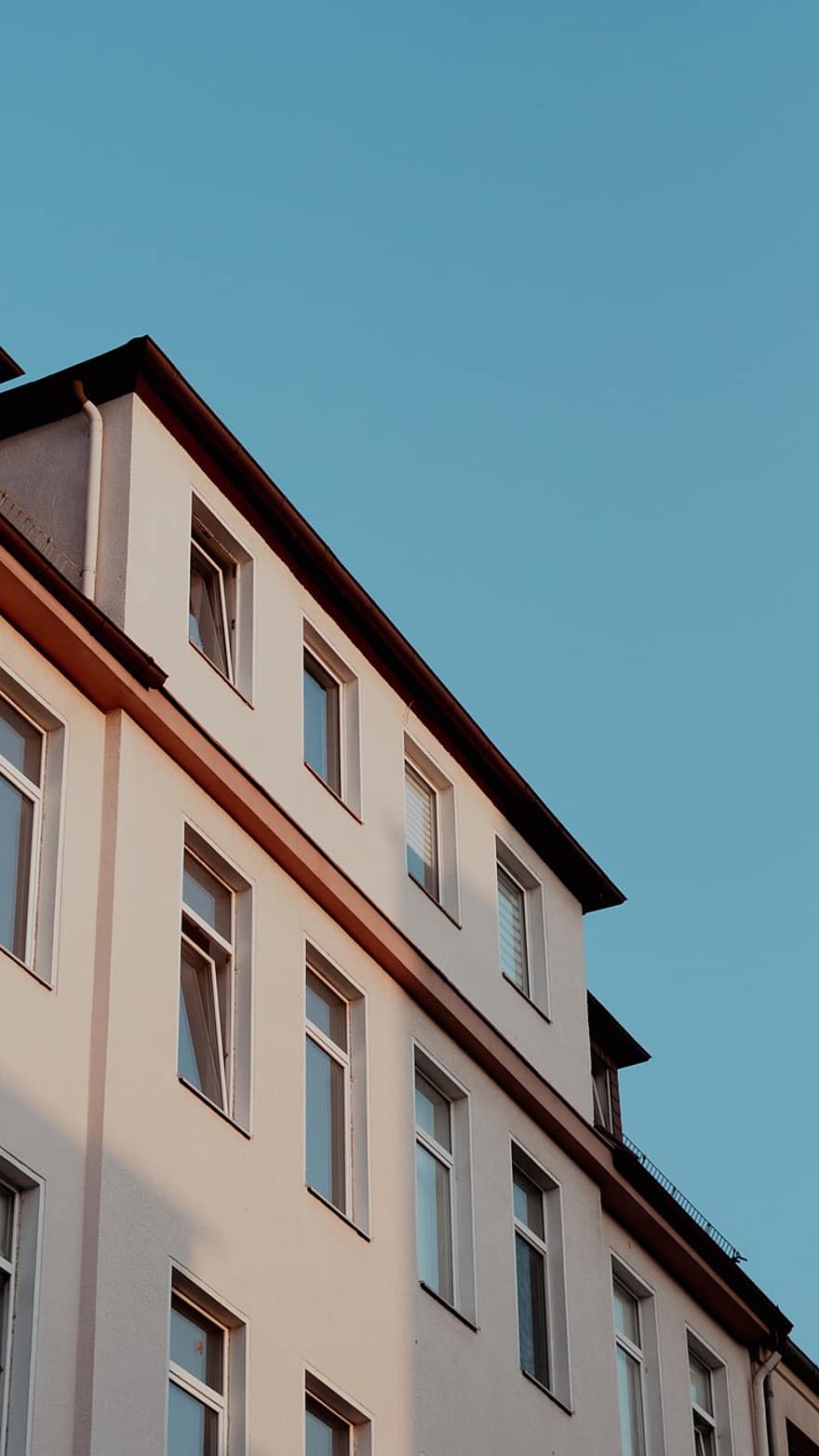 gebouw, facade, Hannover, Duitsland, ramen, architectuur, ochtend-, zonlicht