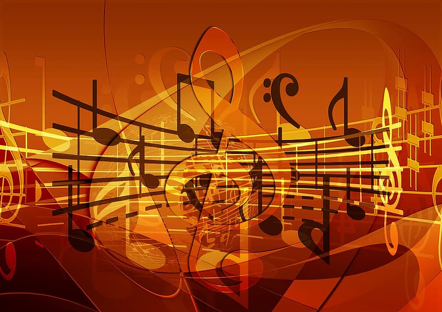 muzyka, potrójny klucz wiolinowy, dźwięk, koncert, muzyk, notenblatt, klucz wiolinowy, tonkunst, nuty, klepki, kwestia