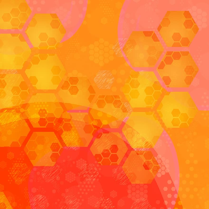 Honeycomb, Honey, Hexagon, Abstract, Creative, Background, Rosh Hashanah, Scrapbook, Scrapbooking, Design