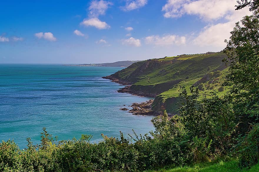 شبه جزيرة Cotentin ، جزيرة ، البحر ، دعم ، طبيعة ، المناظر الطبيعيه