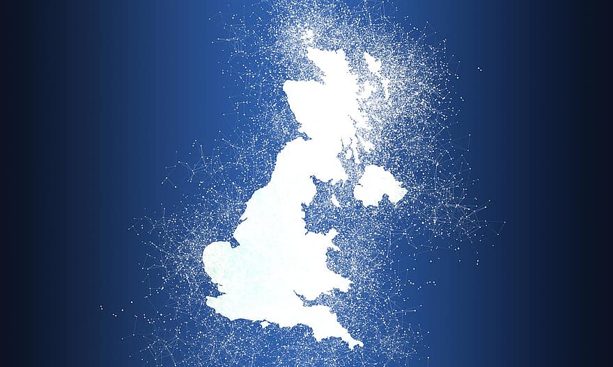 Regno Unito, Gran Bretagna, UK, collegato, comunicazione