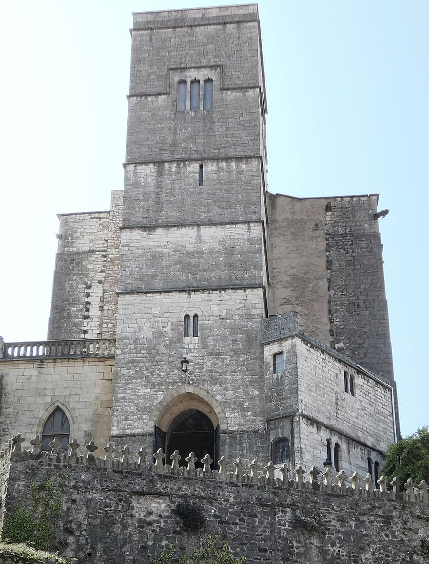 Igreja, gótico, religião, monumento, arquitetura, velho, histórico, país Basco