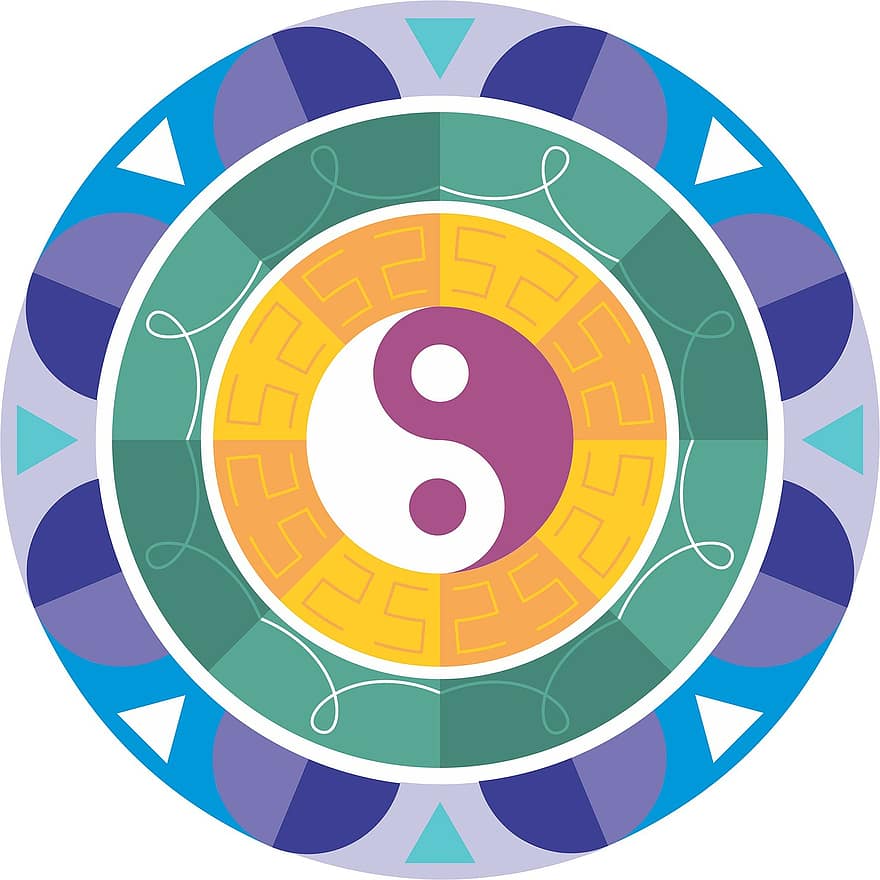 Mandala, Circle, Spirituality, Religion, Yang