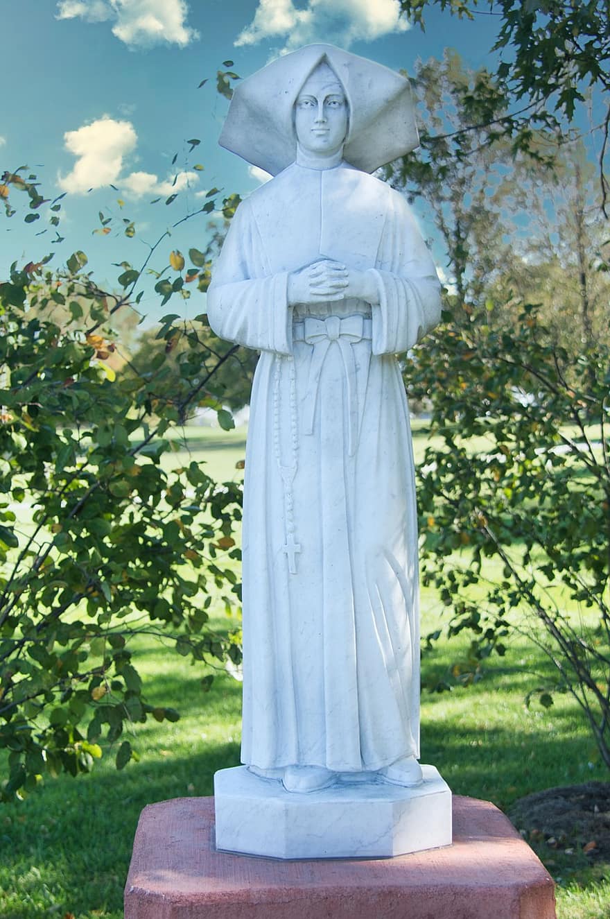 Saint Statue, Saint Sculpture, Religion, Religious Statue