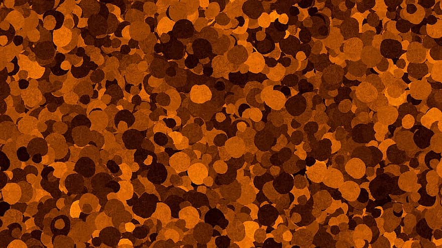 Circles, Pattern, Brown, Orange, Earth Tones, Spots, Glitter, Abstract, Amber, Decoration, Decorative