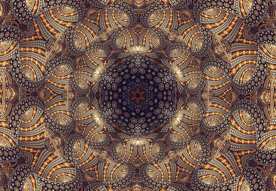 Floral, Pattern, Design, Abstract, Background, Rosette, Mandala, Kaleidoscope, Colored, Creative, decoration