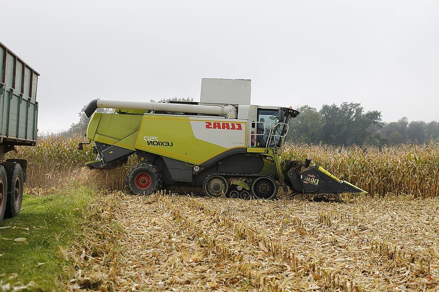 Agriculture, Combine Harvester, Rural, Machine, Tractors, Farmer, Field, Landscape, Harvest, Agricultural Machine, Vehicle
