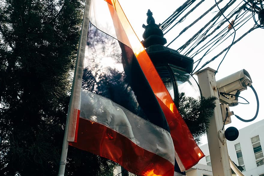 깃발, 태국, 타이, 태국 국기, 국가 상징, 상징적 인, 세습 재산, 이야기, 국가, 사업, 애국심이 강한