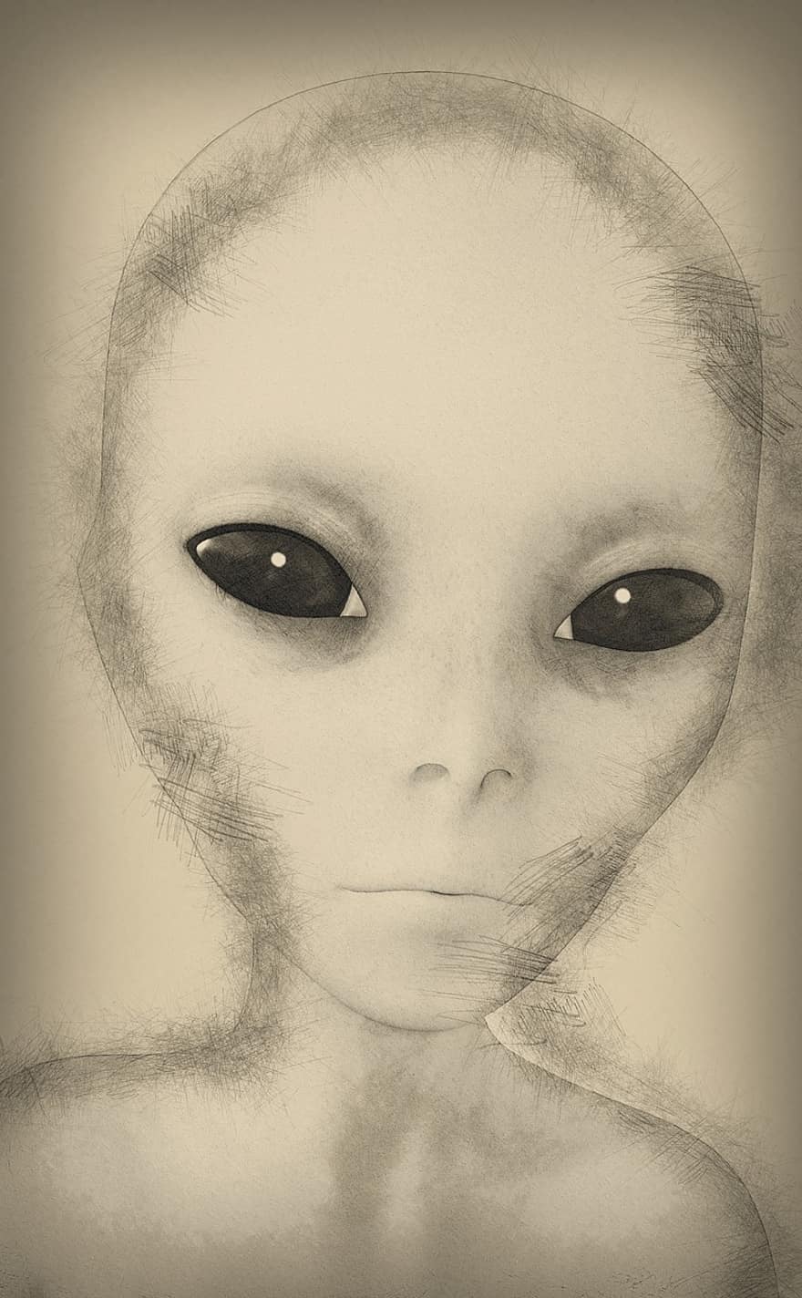 alien, udenjordisk, scifi, menneskelignende