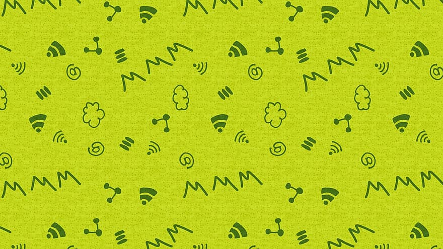 Share, Communication, Connection, Cloud, Internet, Wifi, Doodle, Hand Drawn, Line Art, Template, Pattern