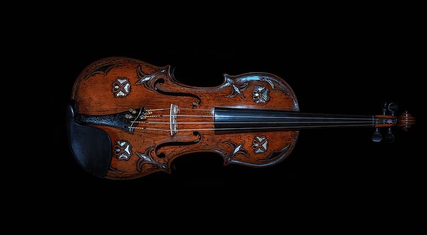 скрипка, музичний інструмент, Класичні форми, скрипковий міст, скрипаль