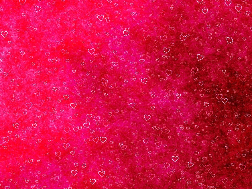 Grunge Herzen, Rosa, Textur, Hintergrund, rosa Herz