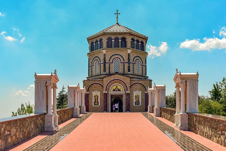 kościół, pomnik, budynek, wejście, fasada, architektura, religia, prawosławny