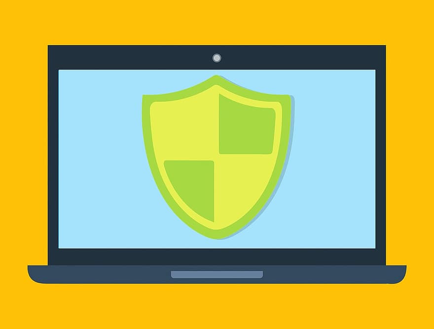 Antivirus, Security, Privacy, Secured, Safe, Software, Icon, Clipart, Os, Yellow, Green