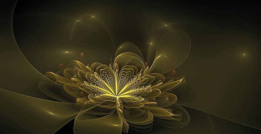 fractal, bông hoa, hoa, tưởng tượng, cánh hoa