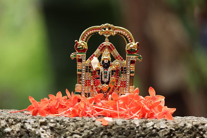 déu indi, estàtua, ornament