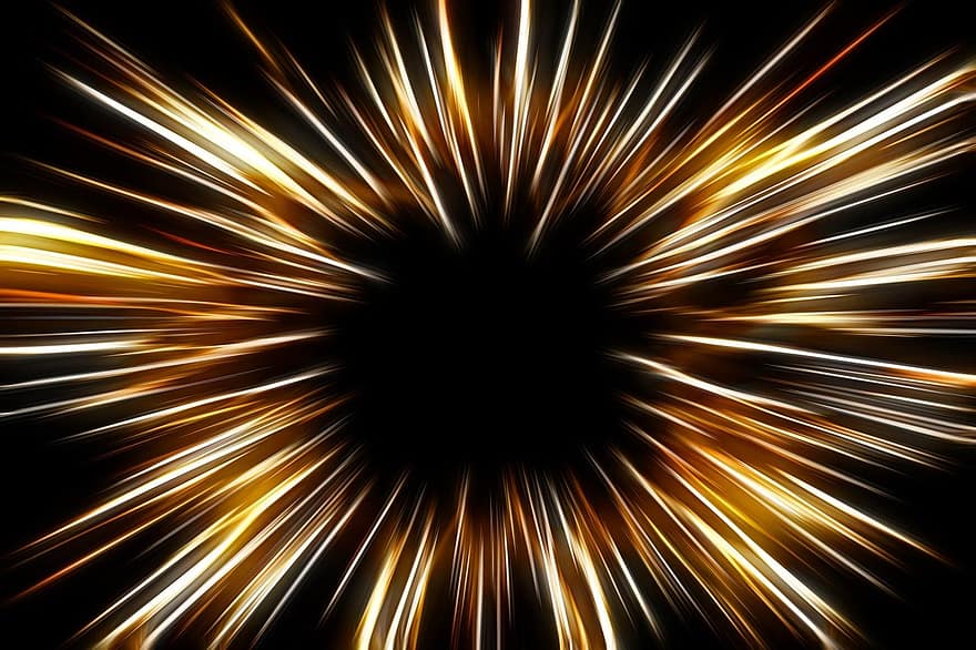 Color, Gold, Yellow, Background, Structure, Lines, Explosion, Pop, Big Bang, Colorful, Abstract