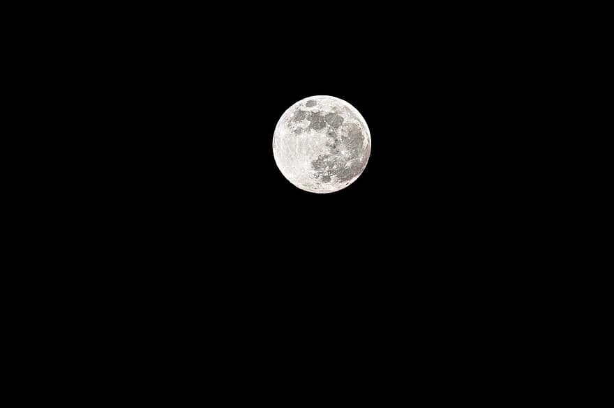 місяць, ніч, небо, повний місяць, фантазія, темний, місячне світло, містичний, простору, природи