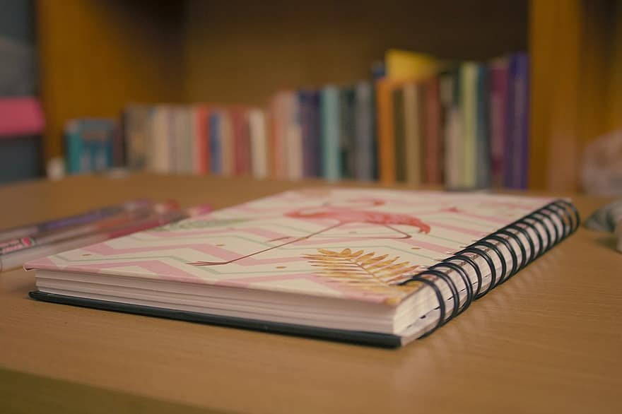 caderno, caneta, Diário, diário, notas, escritório, guru, escrever, caligrafia, livro, Educação