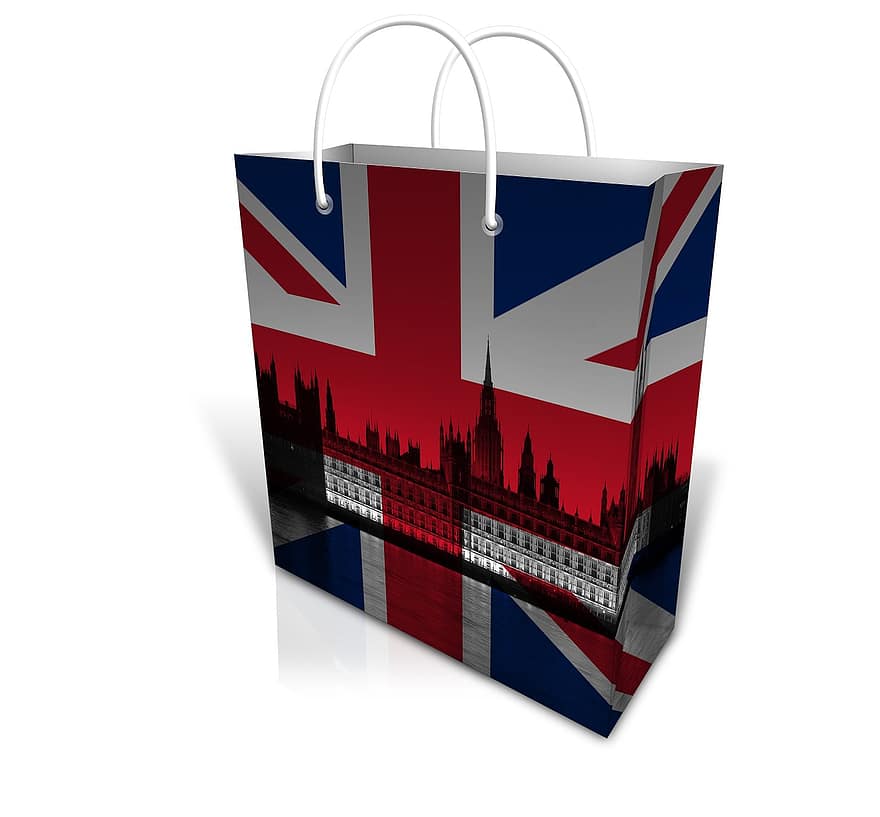Londyn, torba, zakupy, turysta, anglia, Miasto, turystyka, wycieczka, brytyjski, uk