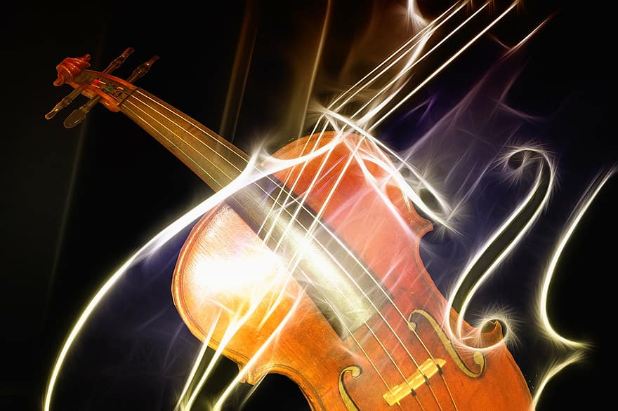 violí, instrument, música, Clau de violí, clau, clau de Sol, instruments musicals, so, negoci de la música, concert