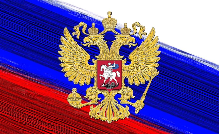 bandiera russa, stemma russo, Aquila Imperiale Russa, aquila imperiale, bandiera, bandiera della russia