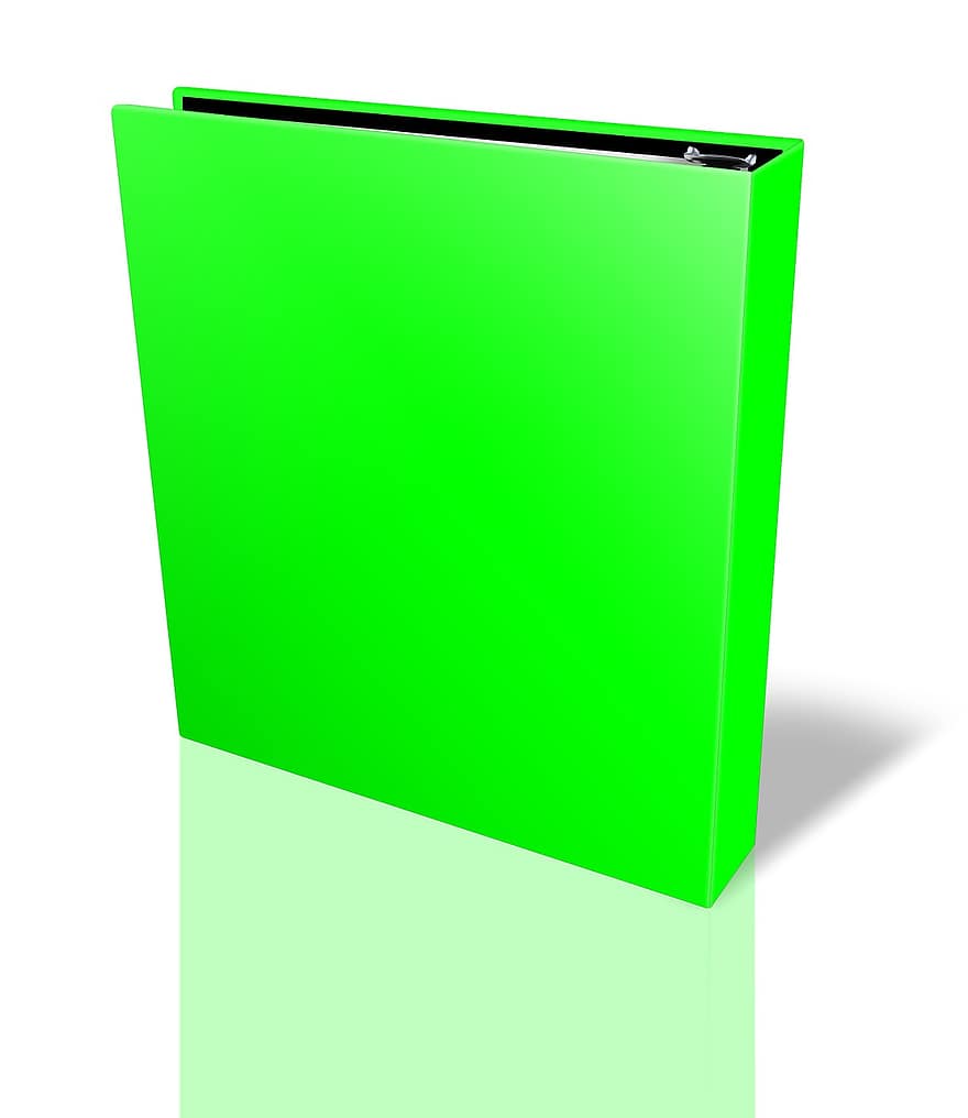 папку, сполучна, офіс, документа, 3d, бізнес, оформлення документів, папір, зелений бізнес, зелений офіс, Зелений папір