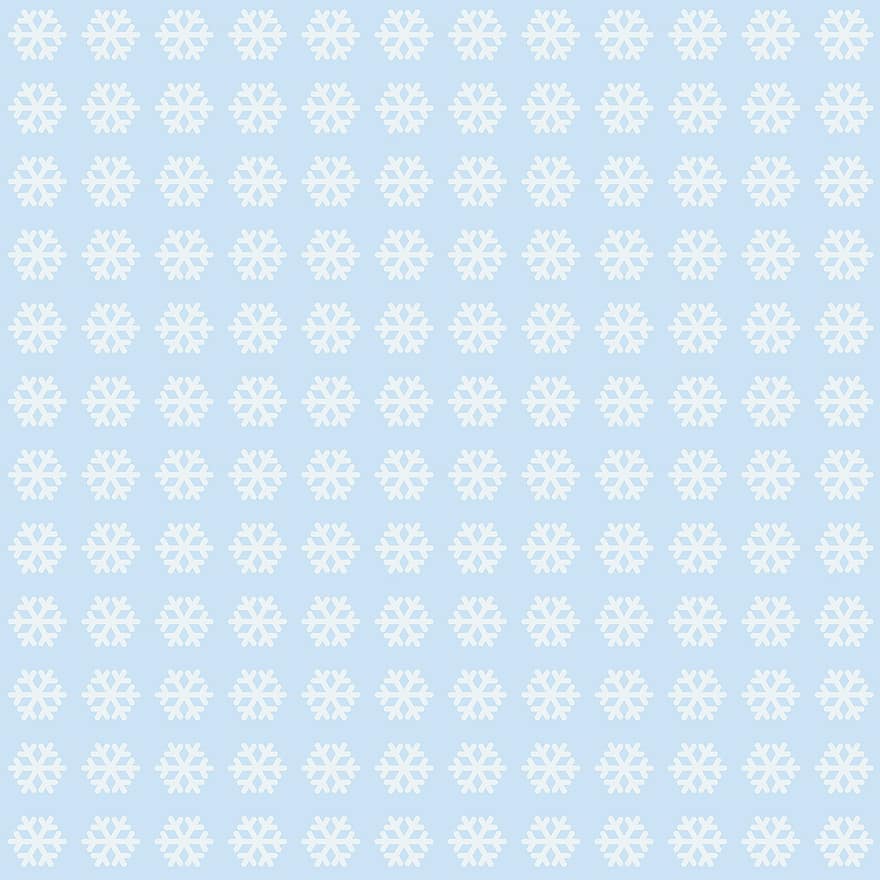 Snowflakes, Paper, Christmas Paper, Wrapping Paper, Background, Pattern, Blue Paper