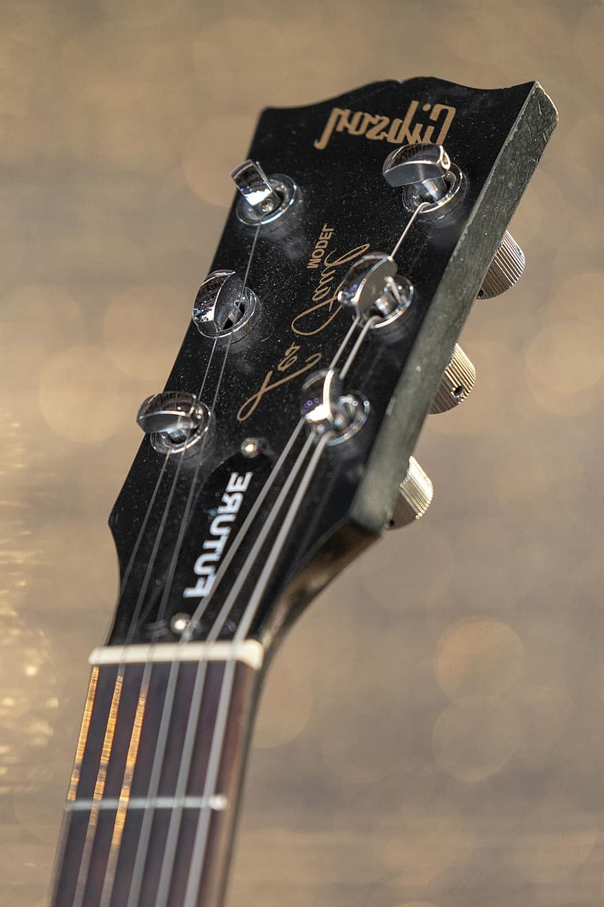 Instrument, Song, Guitar, Music, Musical Instrument, Gibson, Close Up, Detail, close-up, string, string instrument