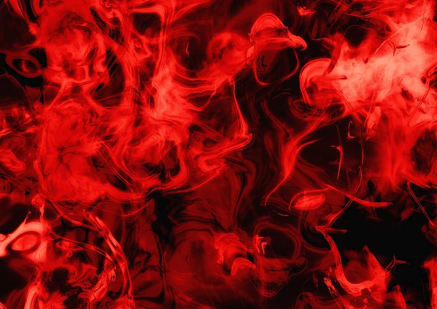 дим, червен, заден план, текстура, структура, модел, повърхност, фоново изображение, пожар, горя, пушене