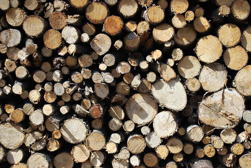 busteni, Woodpile, lemne de foc, cherestea